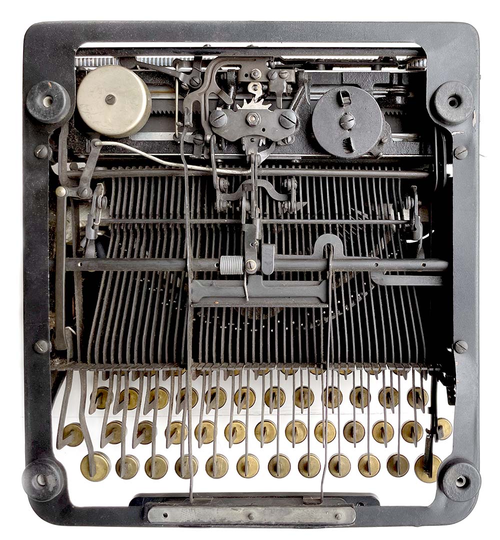 The business end of the Imperial 'Good Companion' typewriter.