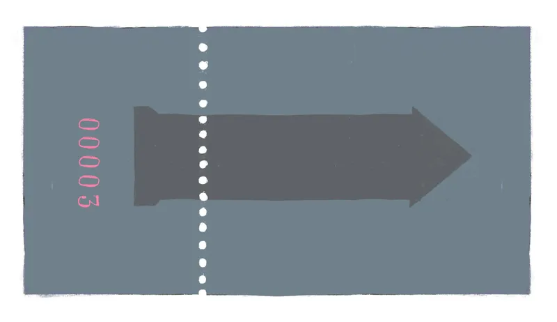 illustrated ticket