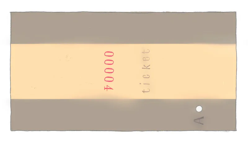 illustrated ticket