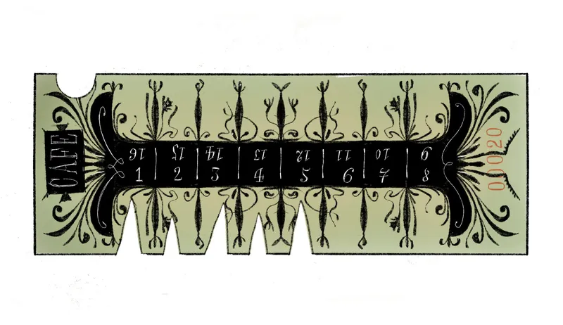illustrated ticket