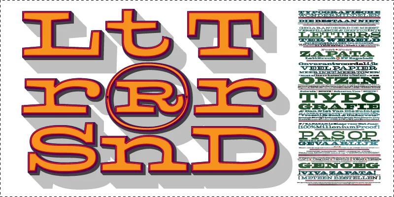 A logo andf some blocky text set in LTR Slab.