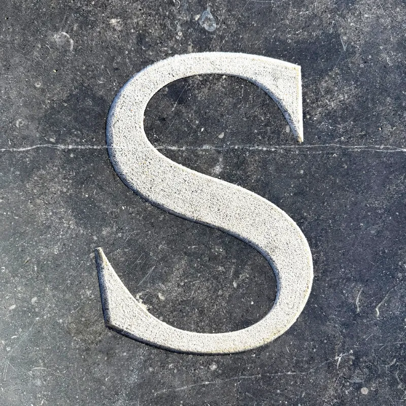 New work: Kloosterkerk Lettering for the oldest church in The Hague.