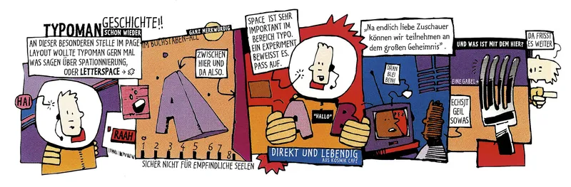 TypoMan explains letterspace, German edition. All rights reserved, Erik van Blokland