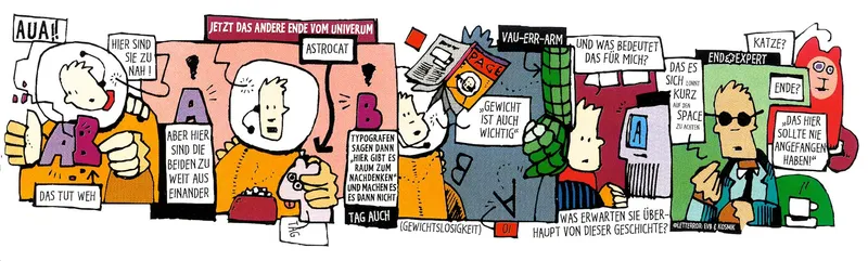 TypoMan explains letterspace, German edition. All rights reserved, Erik van Blokland